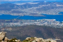 Uitzicht vanaf Mount Wellington