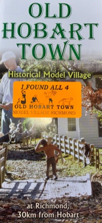 Sticker gewonnen bij Old Hobart Town!