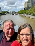 Frans en Margareth aan de Yarra River