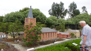 De kerk van Old Hobart Town